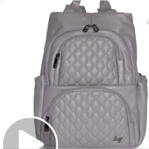 SOLD🩶NWT Lug VL Hatchback Backpack in Pearl Gray